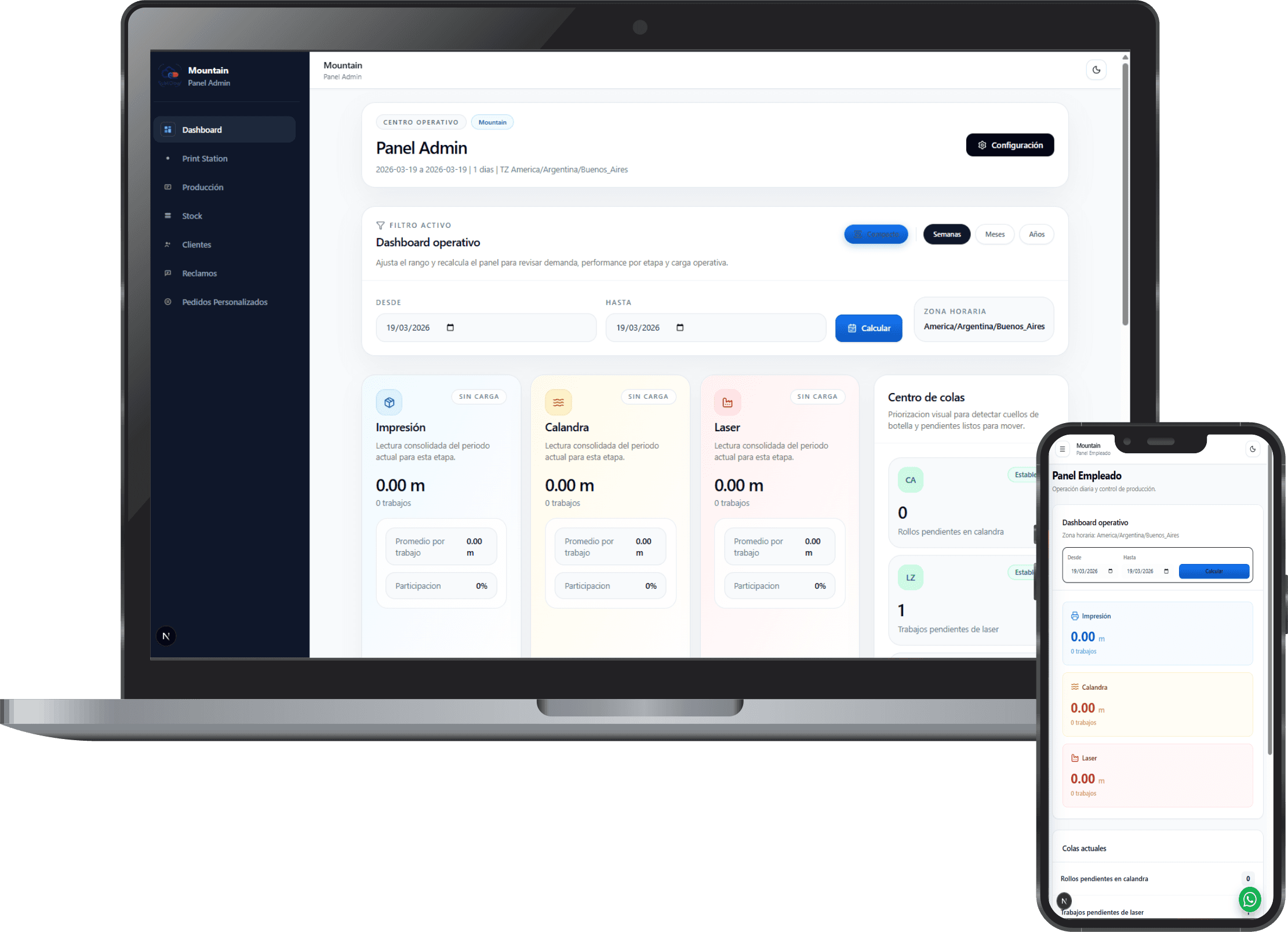 Main SubliCloud view
